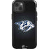 NHL Nashville Predators Black Background iPhone 15 Impact Case